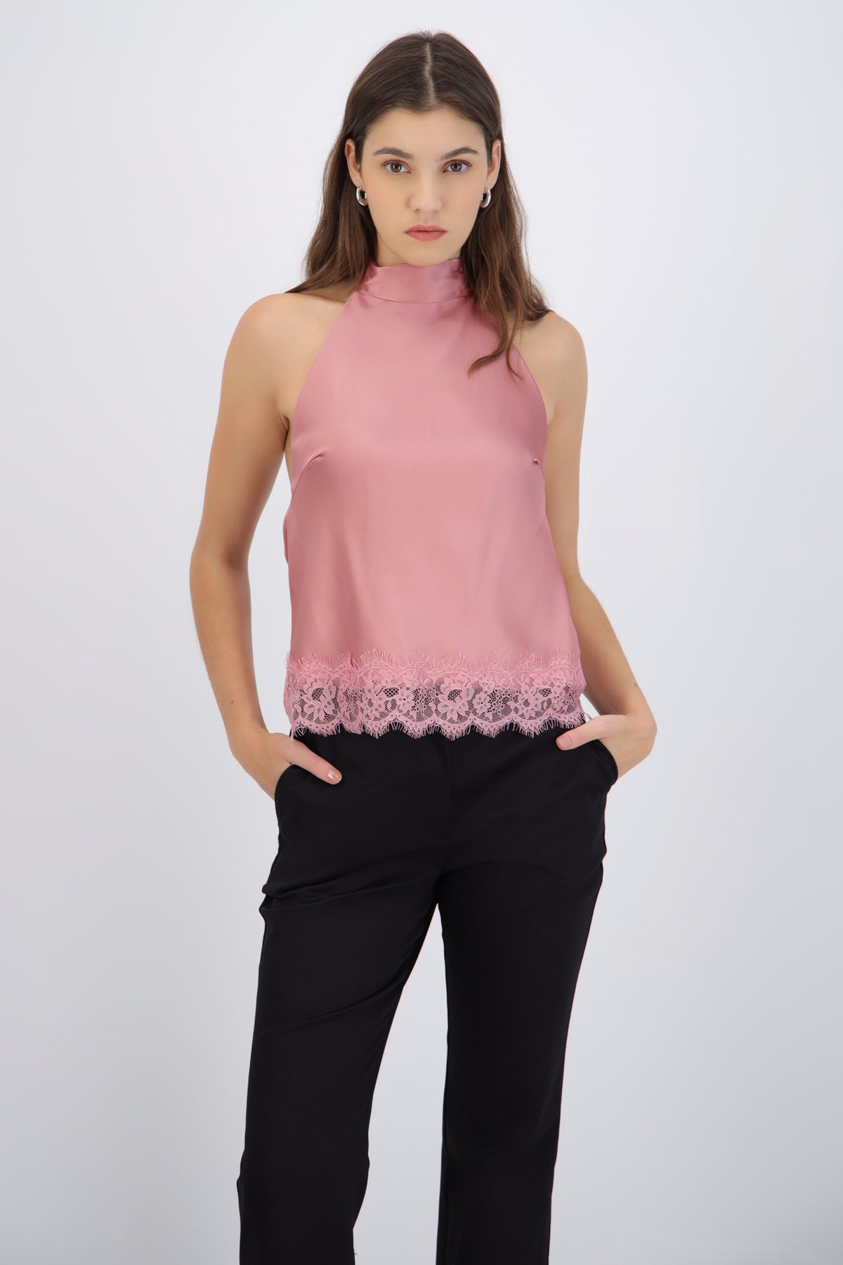 Lace Halter Top