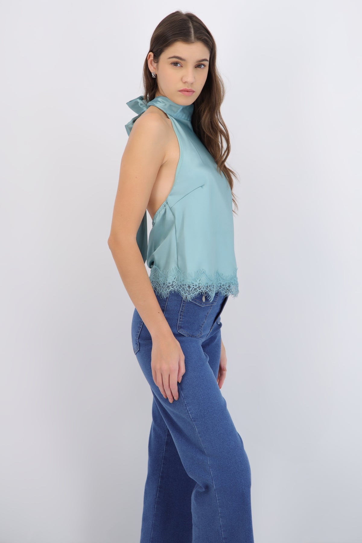 Lace Halter Top