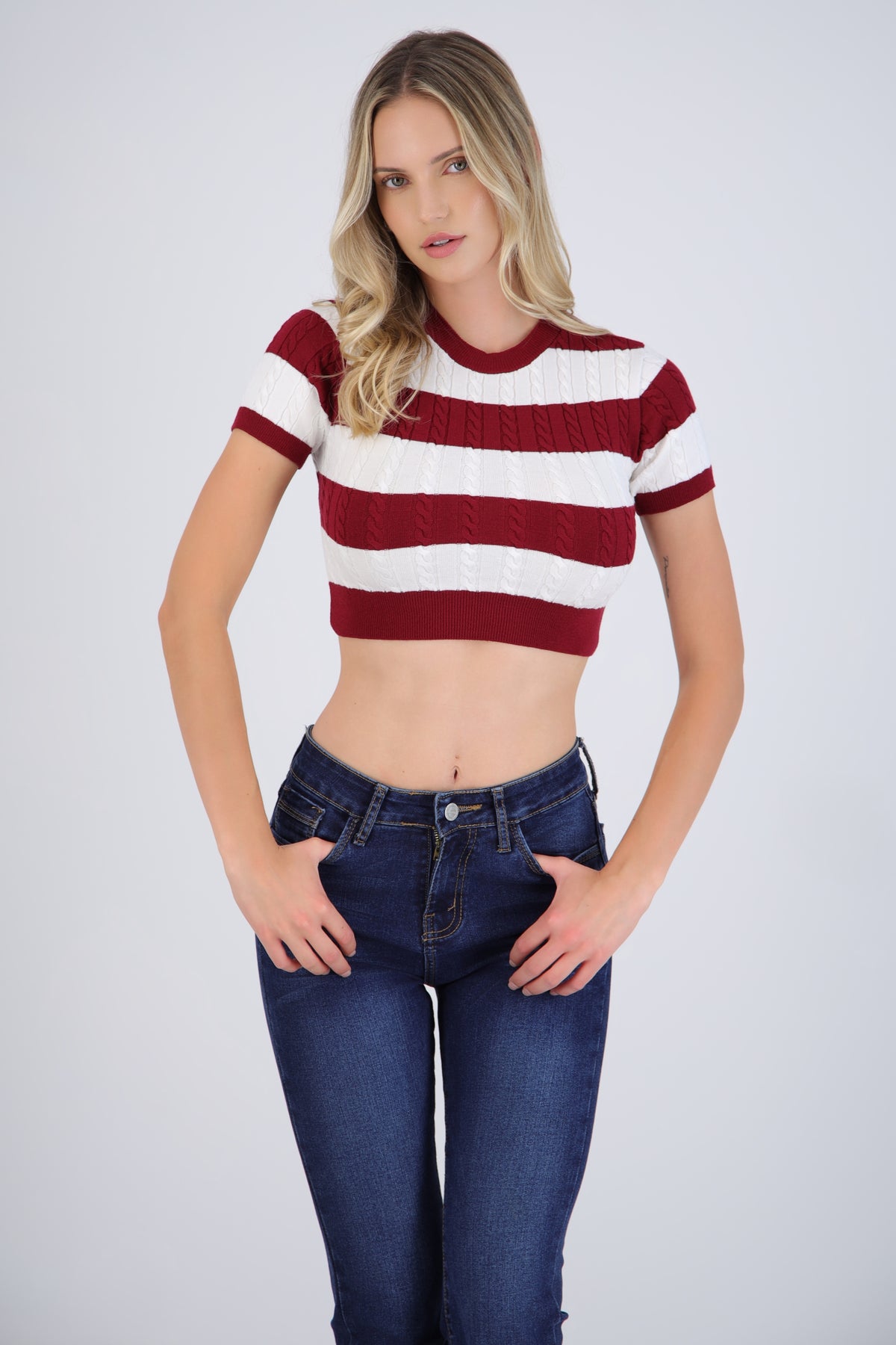 Braided Detail Top