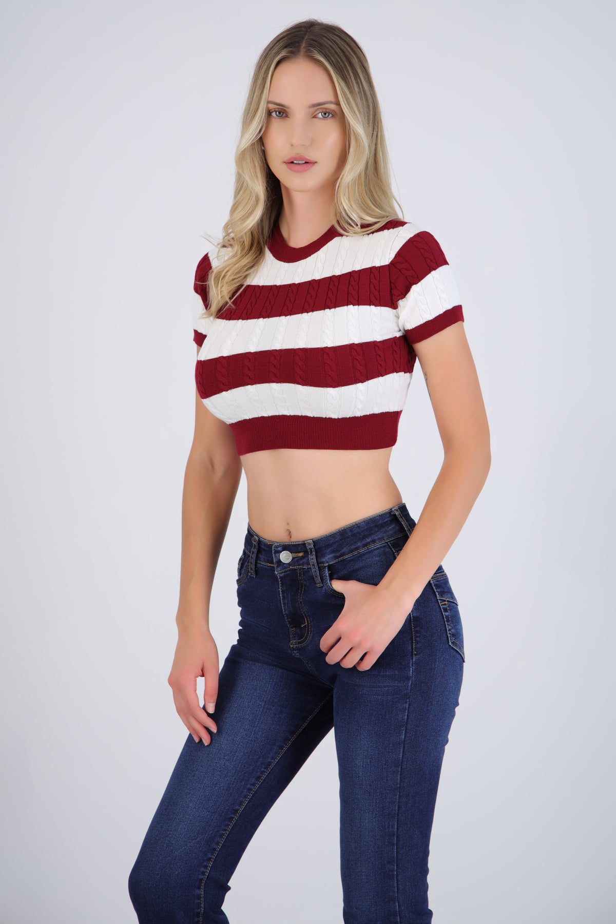 Braided Detail Top