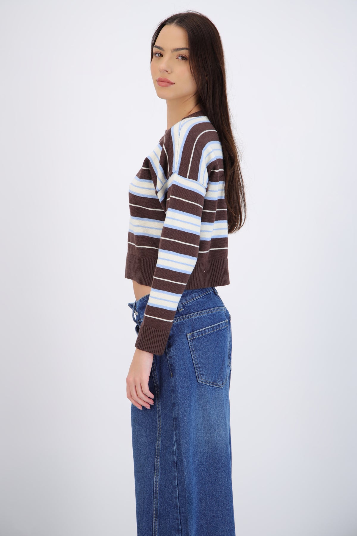 Striped Crew Neck Sweater