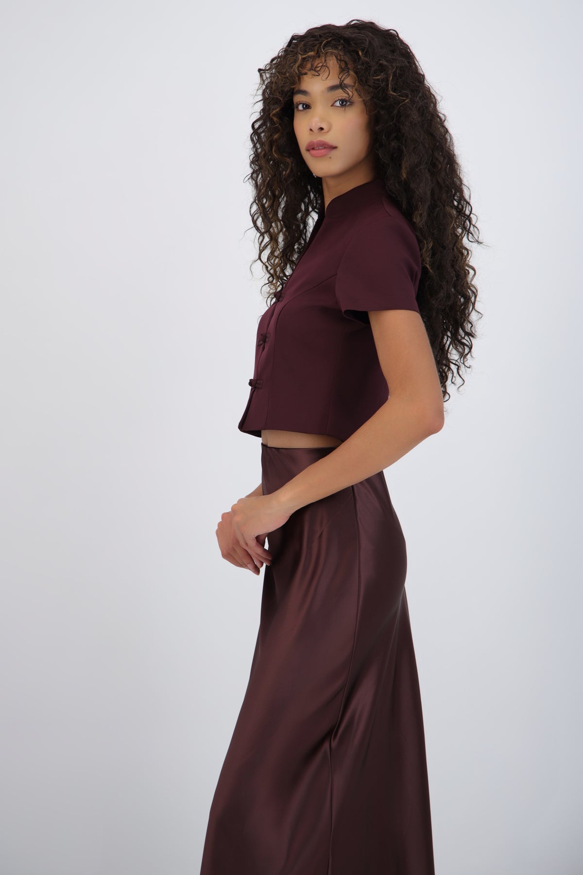 Short Sleeve Top with Unique Details