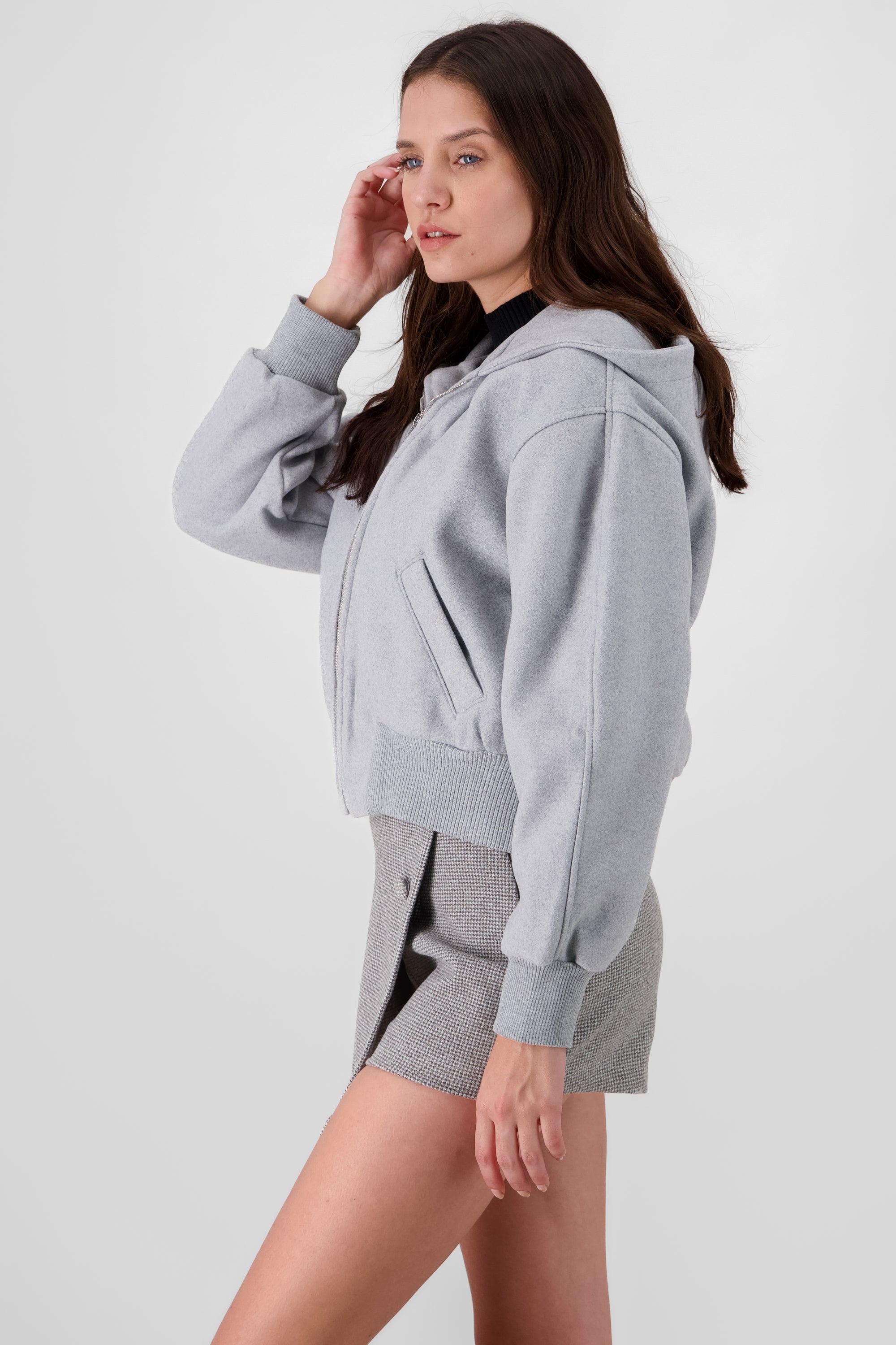 Solid Sweatshirt LIGHT GRAY