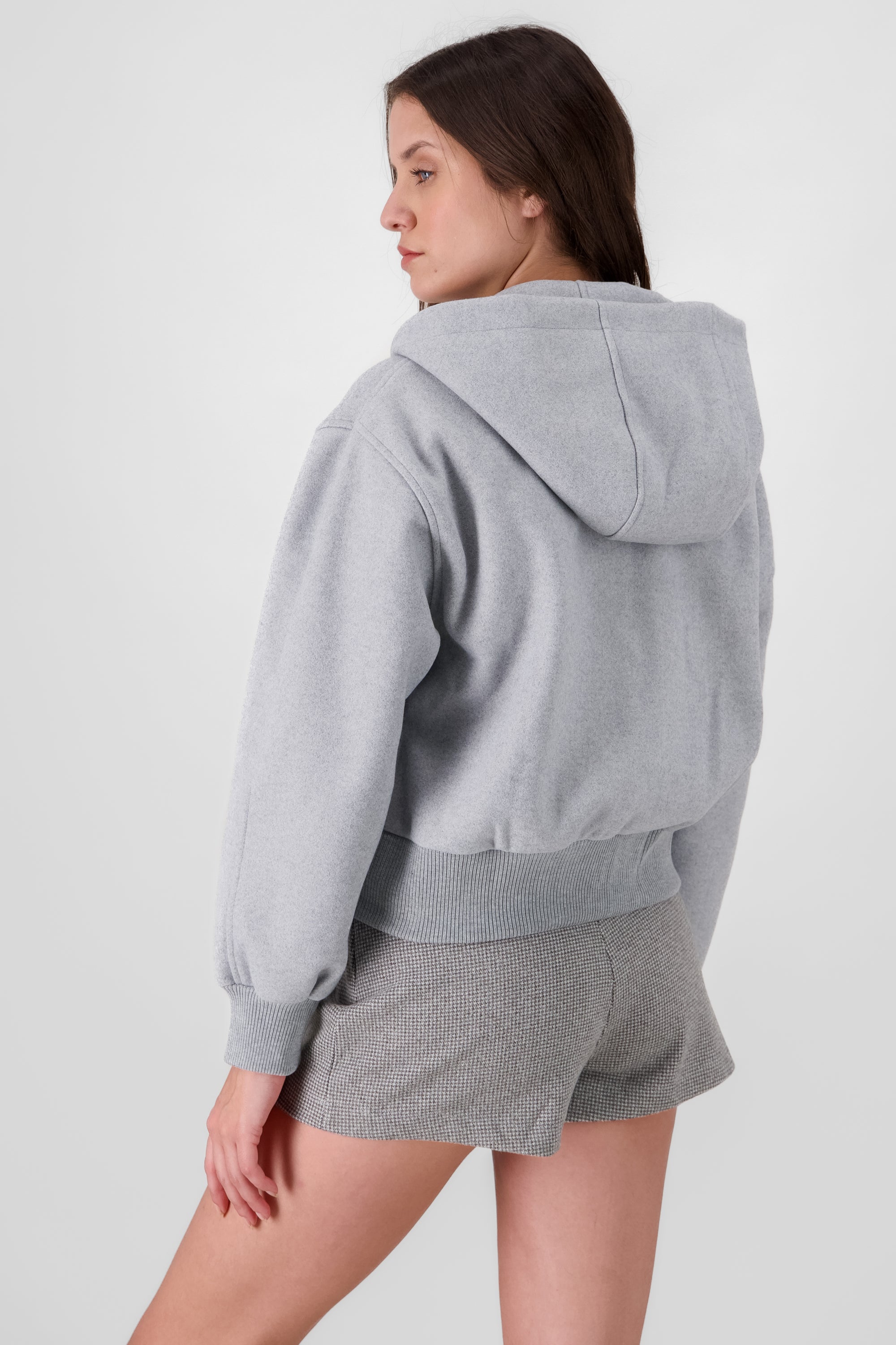 Solid Sweatshirt LIGHT GRAY