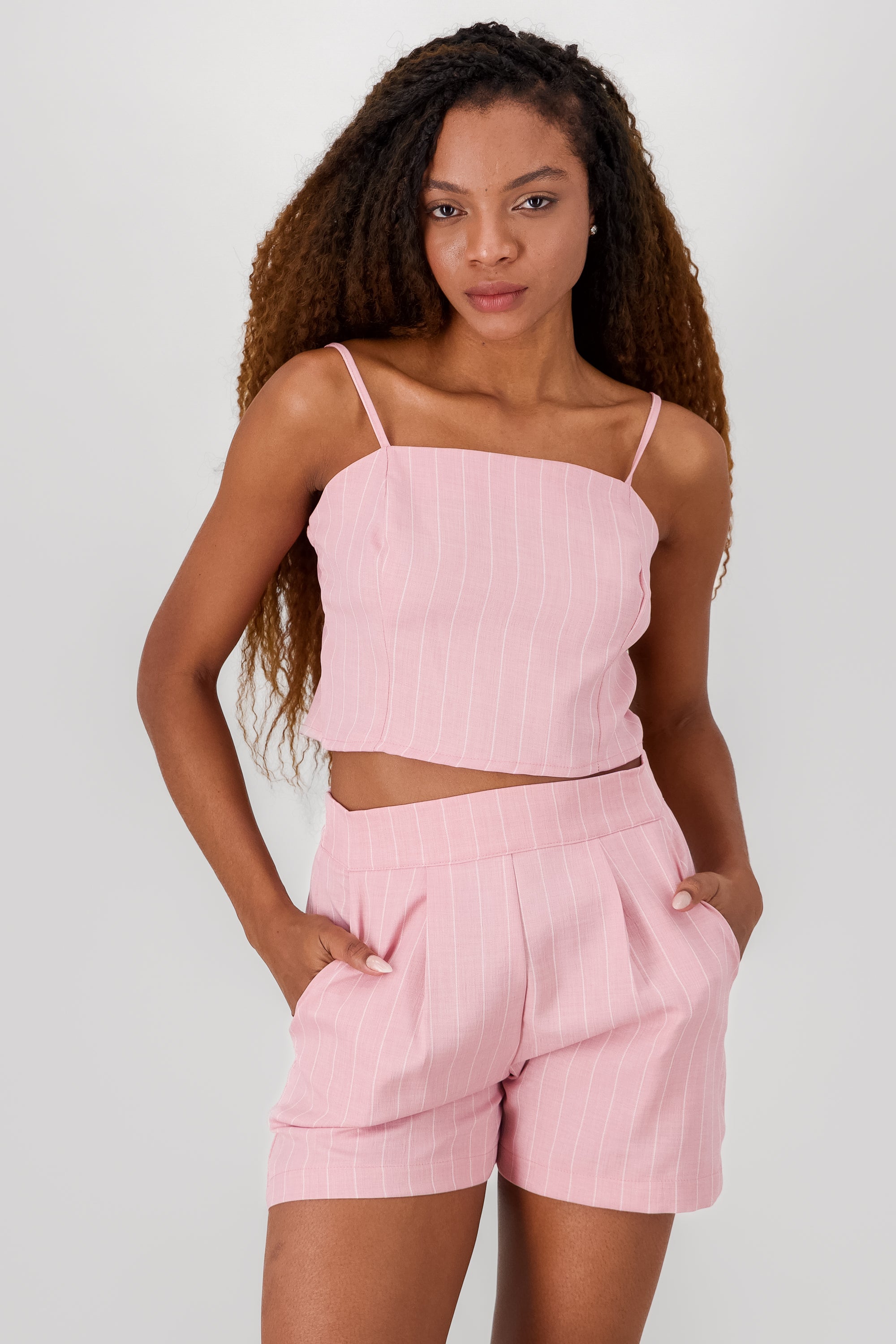 pink striped combo top front 2